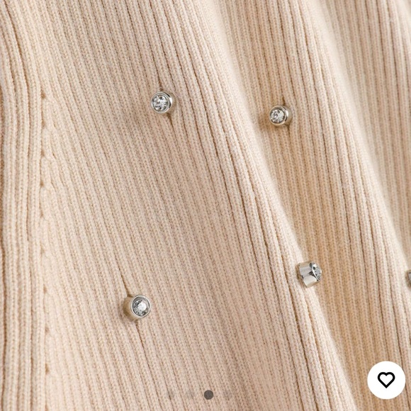 🎀Jeweled embellished one shoulder top🎀 - Picture 4 of 8